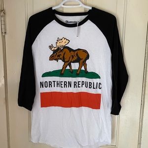 NWT Bluenotes Northern Republic long sleeve tee